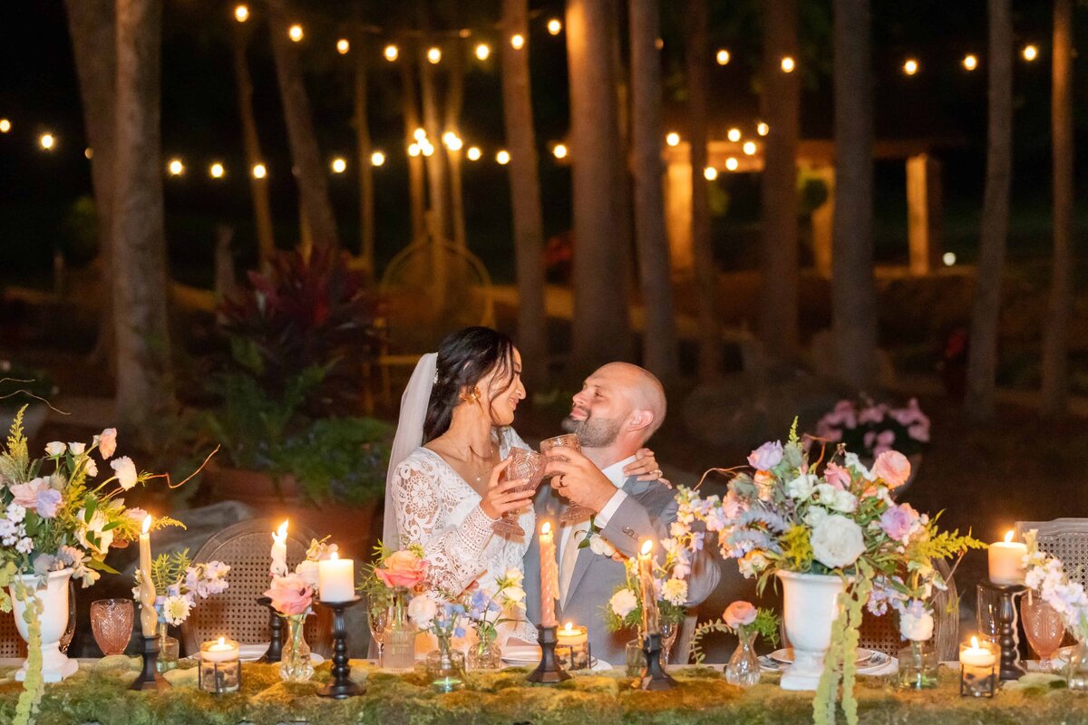 Intimate moment at Low Meadows wedding in Charlotte 