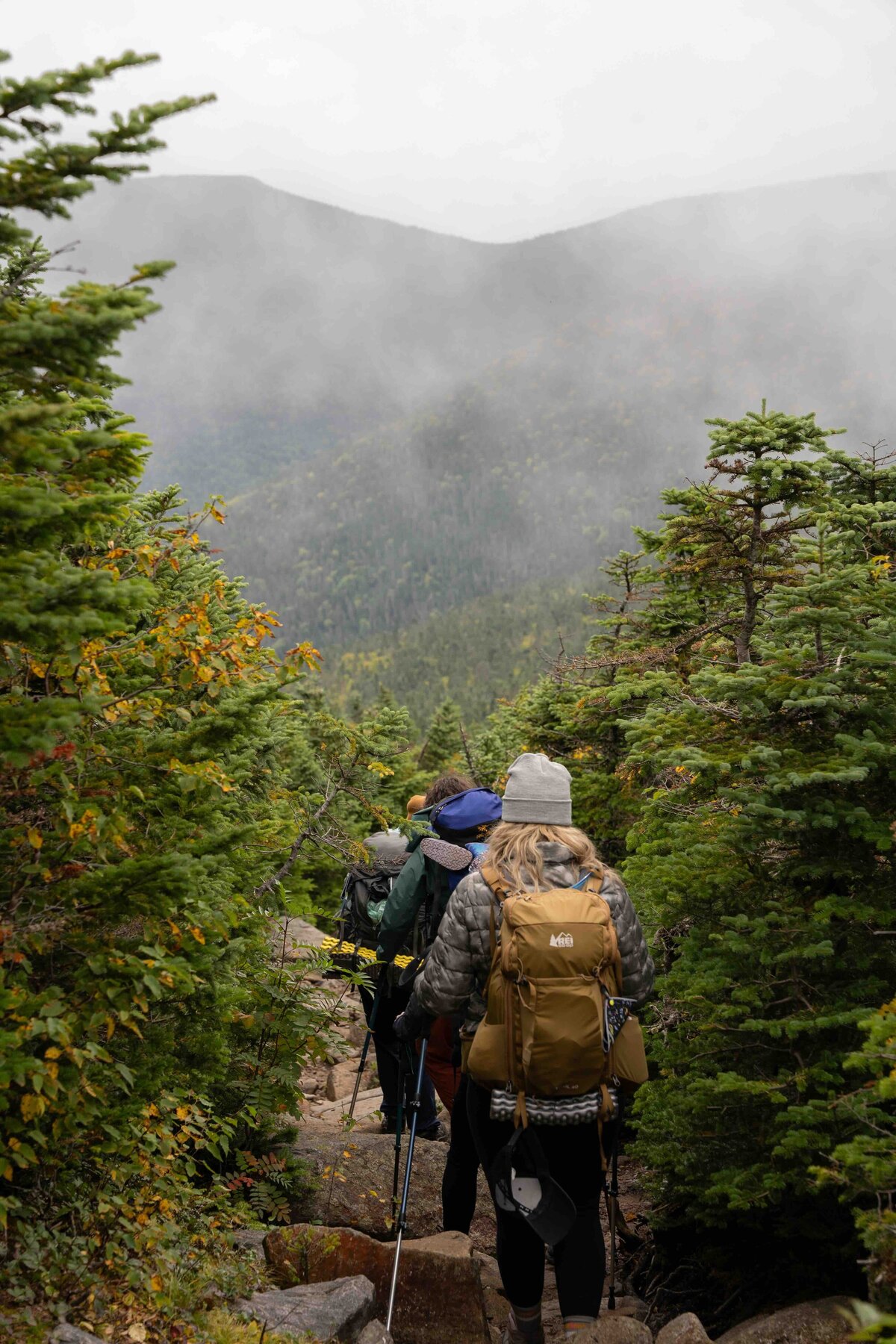 26_Meredith Ewenson Women's Group Hiking Trip_White Mountains New Hampshire_Appalachian Mountain Club_Hut to Hut_October 2025