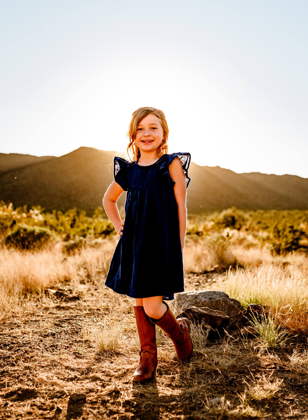 family photographer captured oldest daughter in Arizona