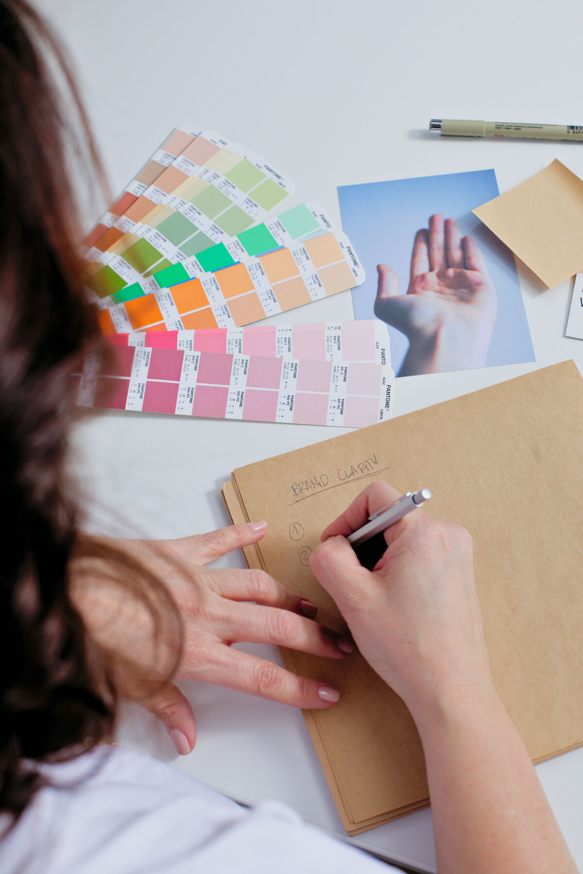 CV logo, branding books