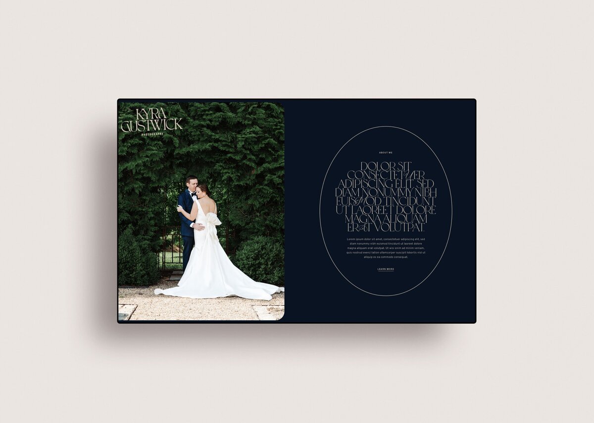 Timeless wedding brand design by Hello Magic Studio.