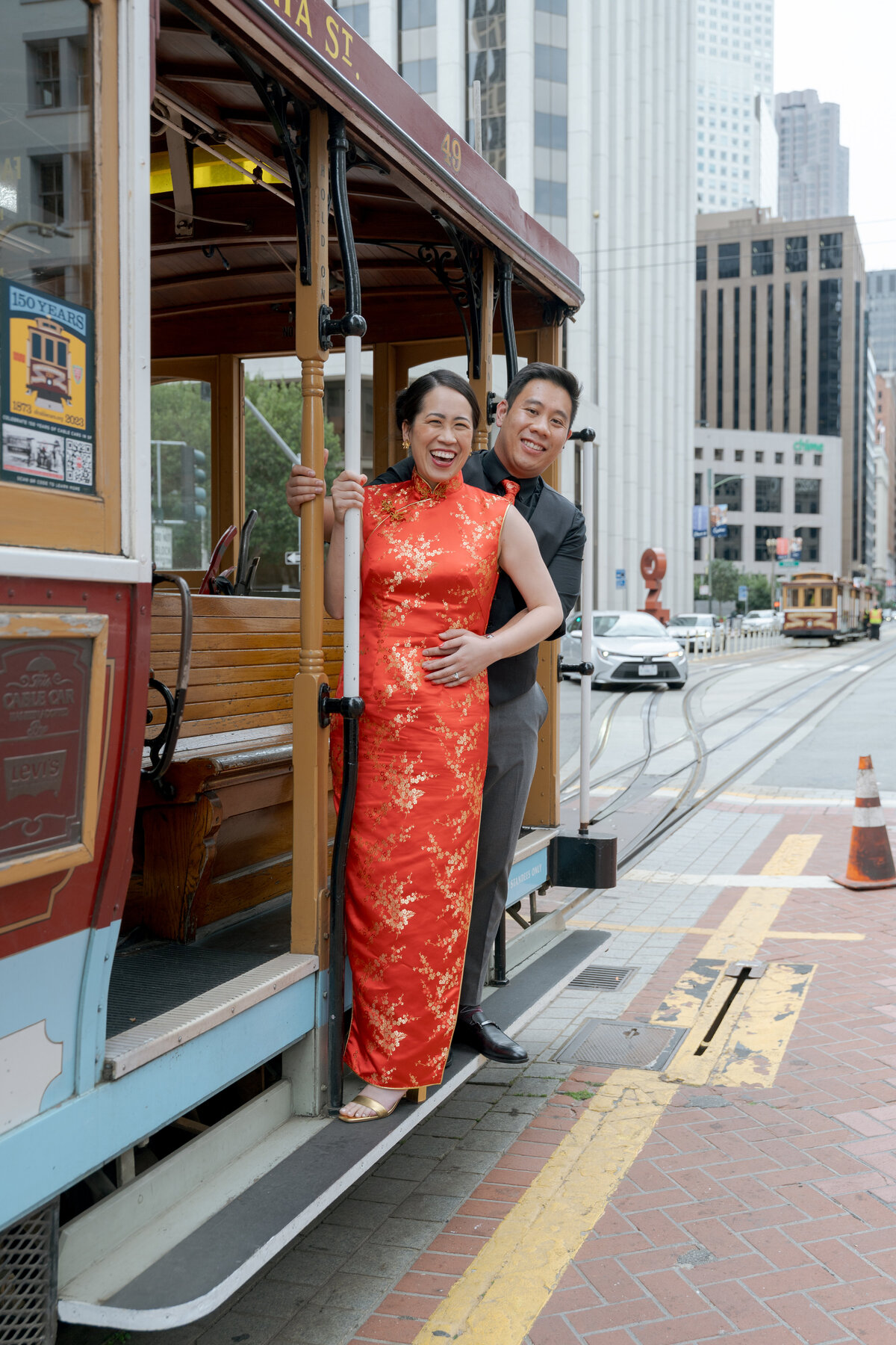San Francisco Cable Car Wedding Photos