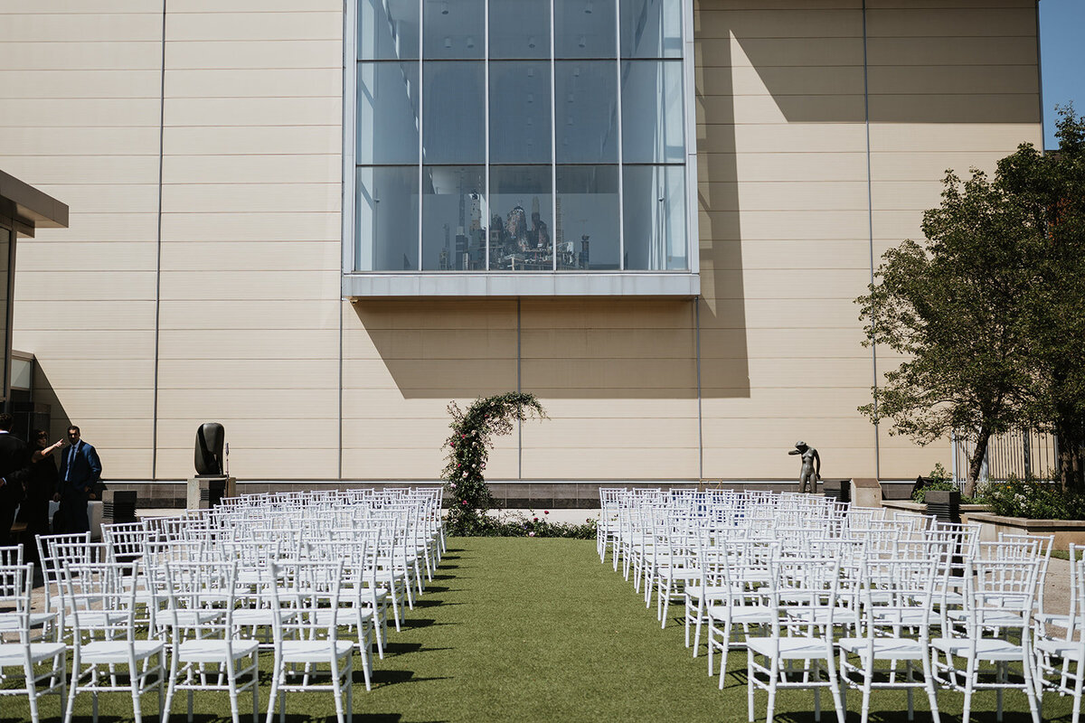 Art Gallery of Hamilton Wedding Ceremony Terrace