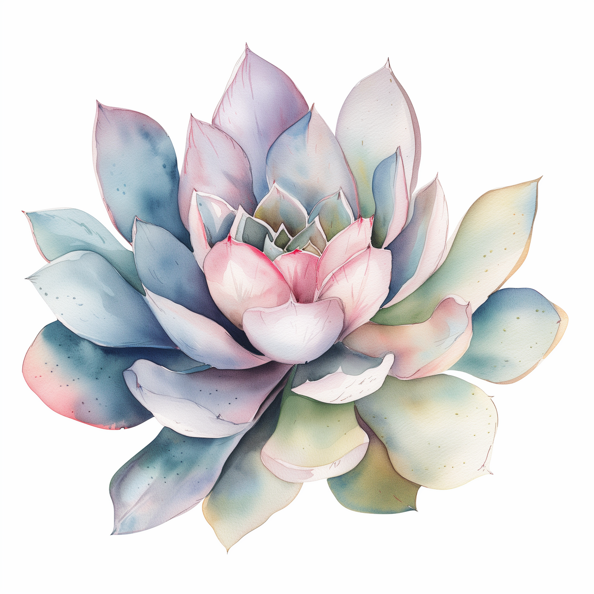 micfreha_cute_watercolor_illustration_of_succulent_plant_on_sol_625356ec-fa66-4b90-8829-db4150119a3b