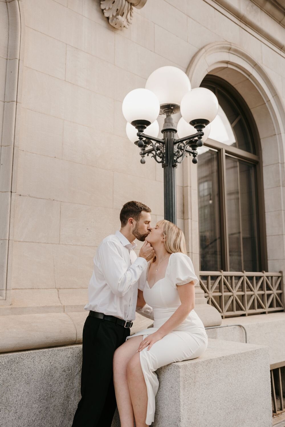 Downtown Raleigh Engagement Shoot