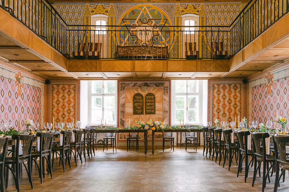Svatební hostina na zámku Savoia Castle