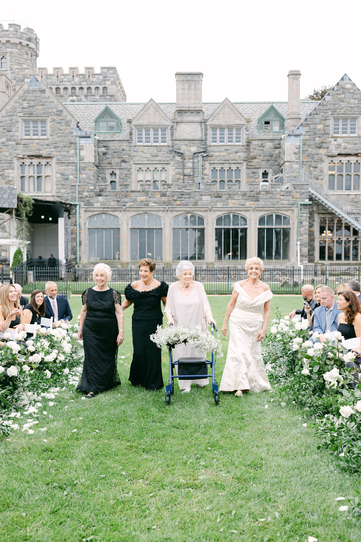 NY Long Island Luxury Wedding venues, Grandmothers as flower girls idea, Hempstead House Wedding Photos