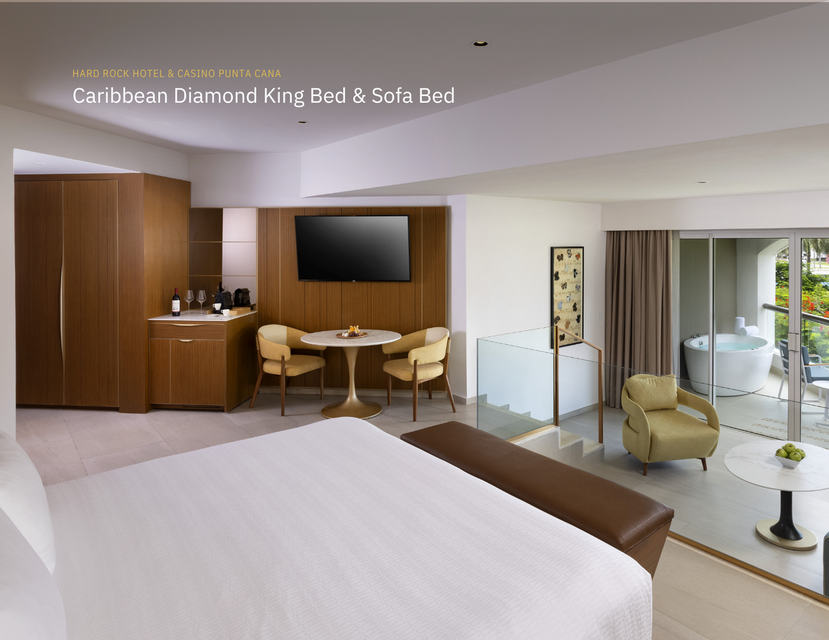 Caribbean Diamond King & Sofa Bed