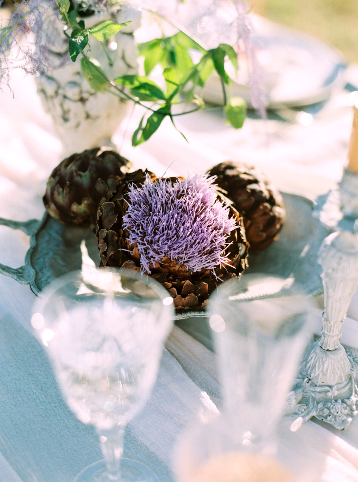 Wedding editorial at Barjac Village and Chartreuse de Valbonne in Provence, France - 31