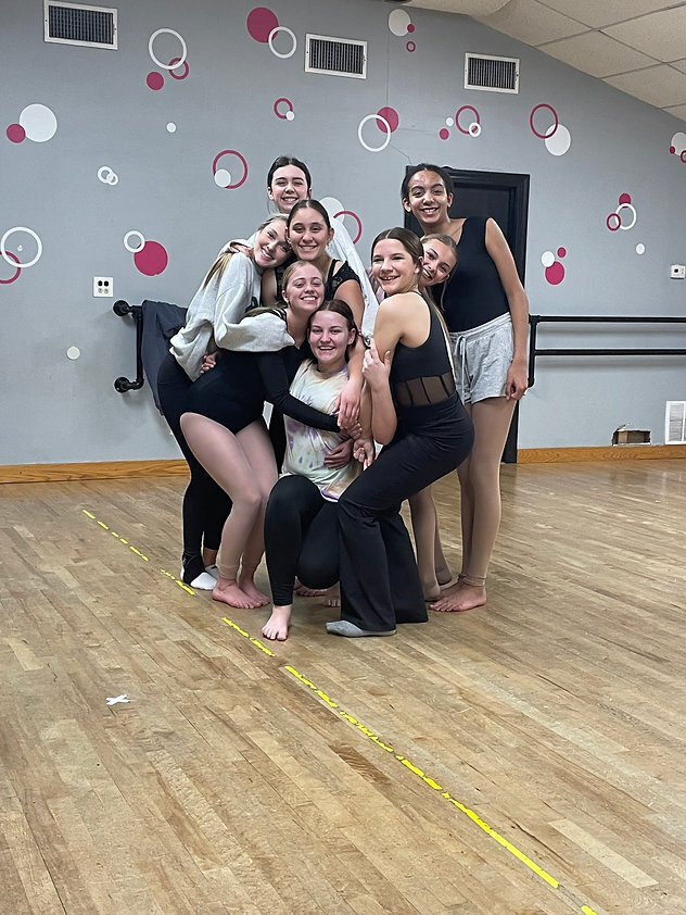 Competition team - Velocity hugging after class