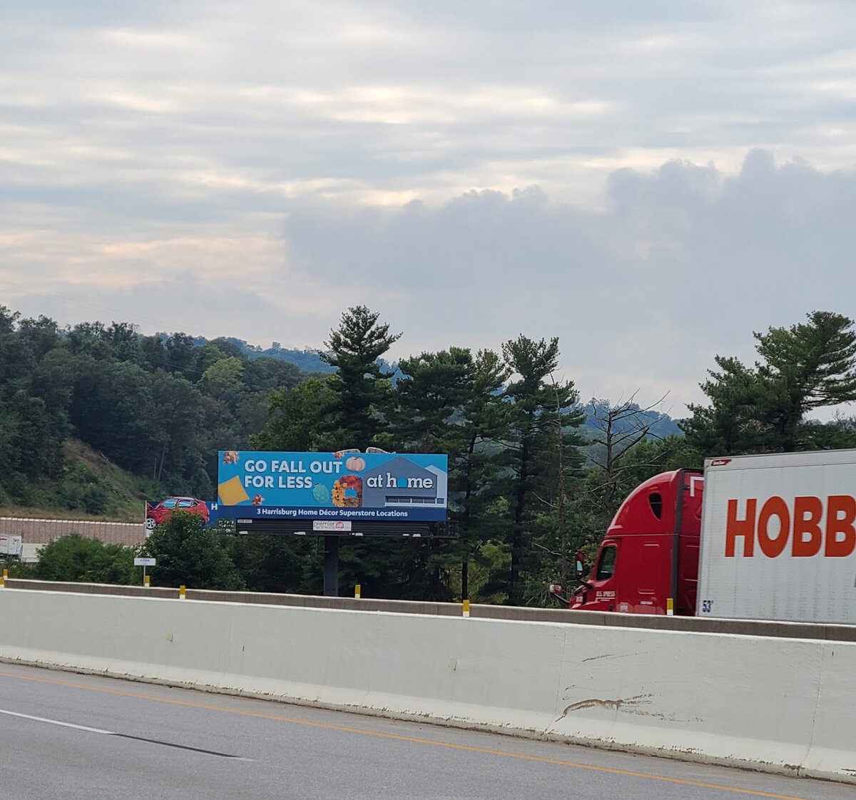 billboard placement along highway