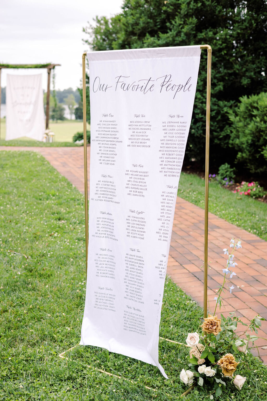 Kate Campbell Floral Summer Tented Wedding at Brittland Estate by Ashley Boyan Photography-110