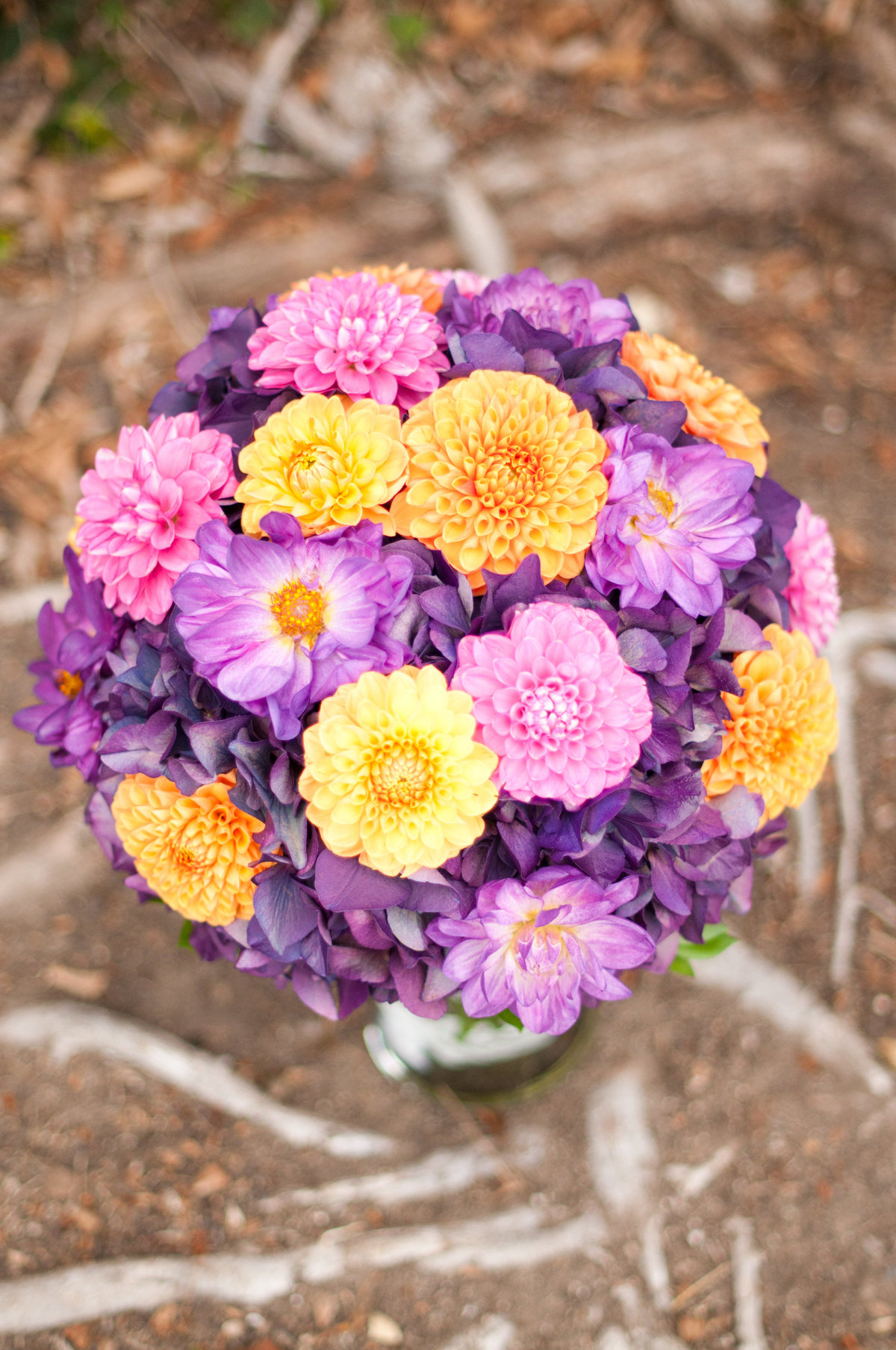 Colorful Bridal Bouquet for the sophisticated sweethearts, San Diego Wedding Bridal Boquet