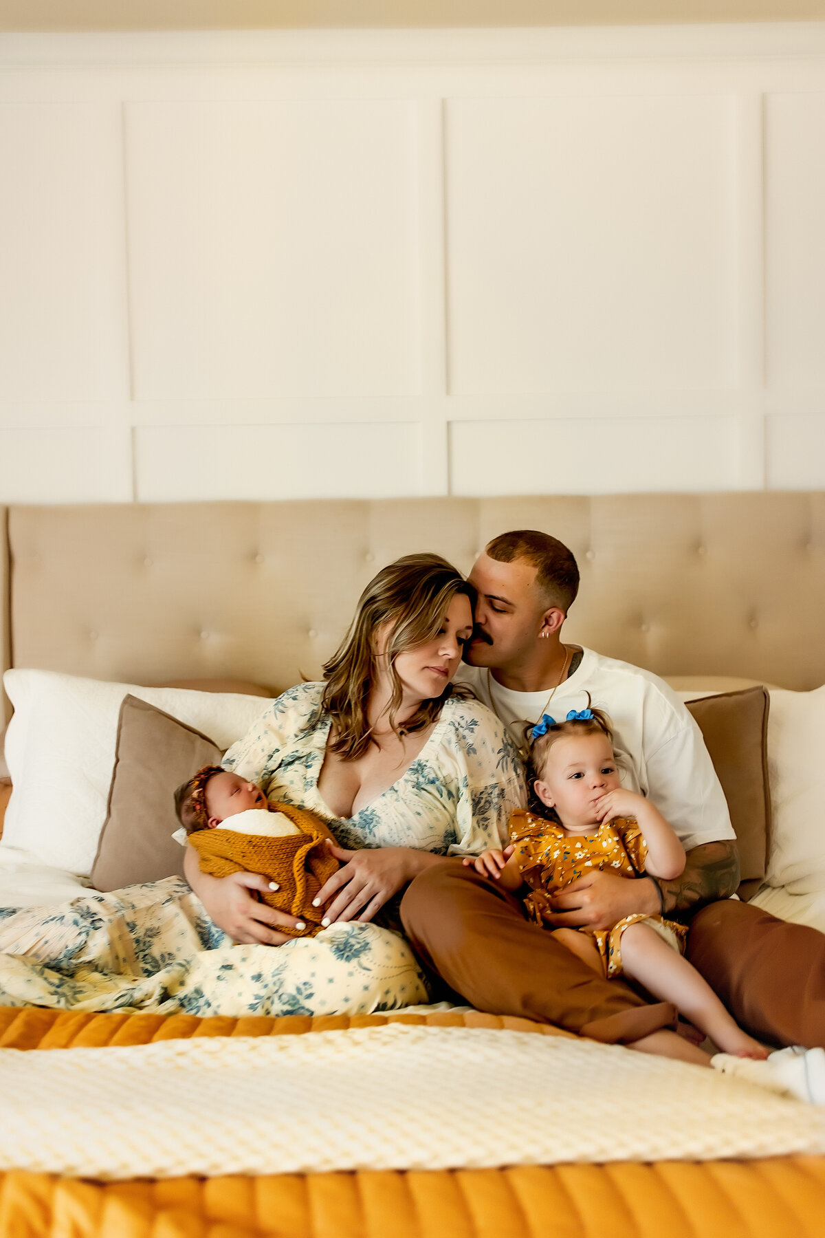 Lifestyle newborn session in home | Burleson, TX Newborn Photographer