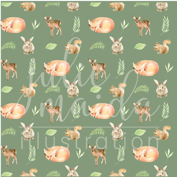 Woodland Creatures Pattern2-07