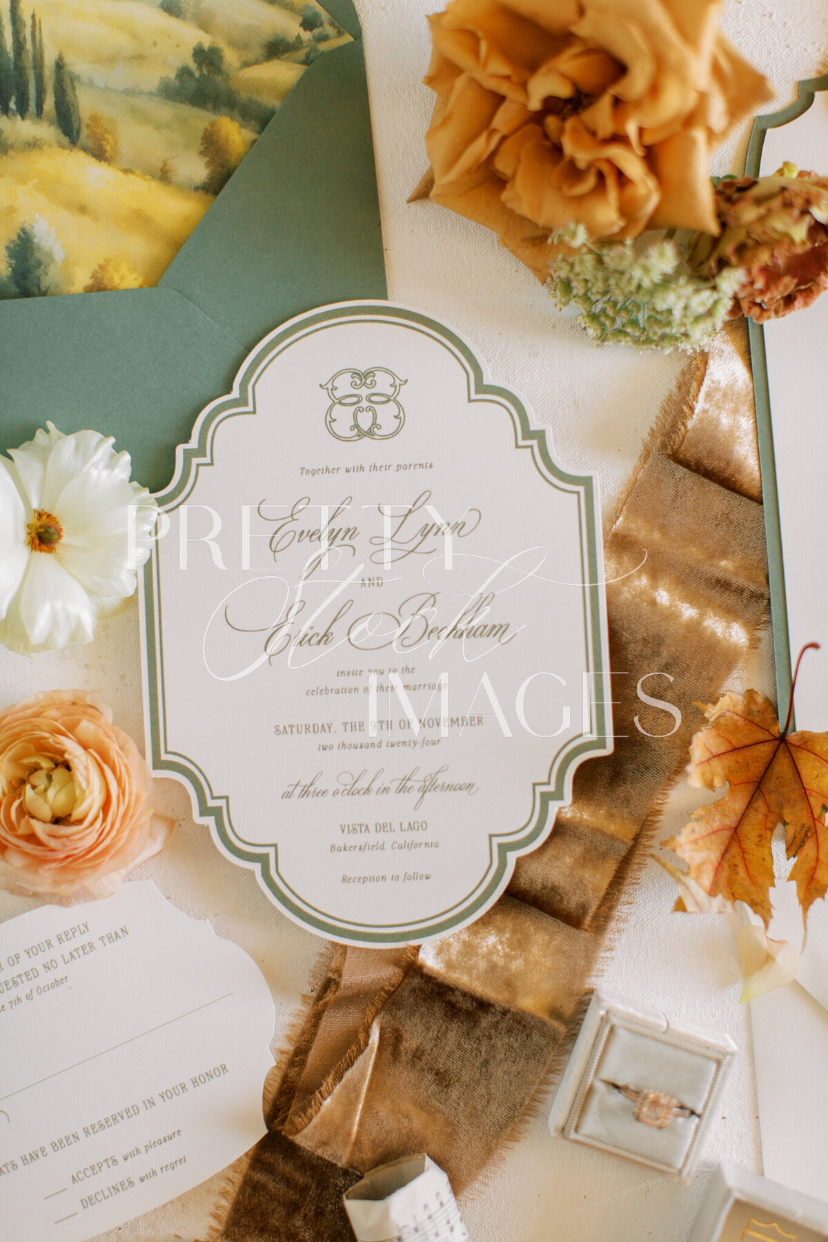 Pretty Stock Images - Fall Wedding Flat Lay-025