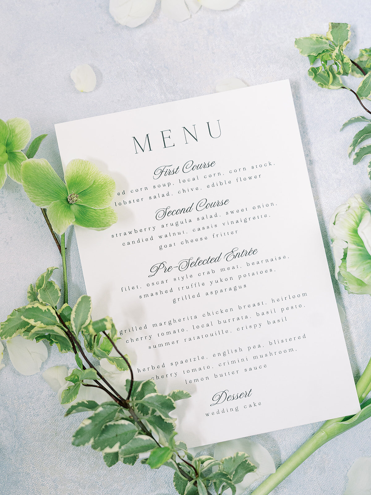 flatlay-menu-london-house-chicago-HBICWeddings