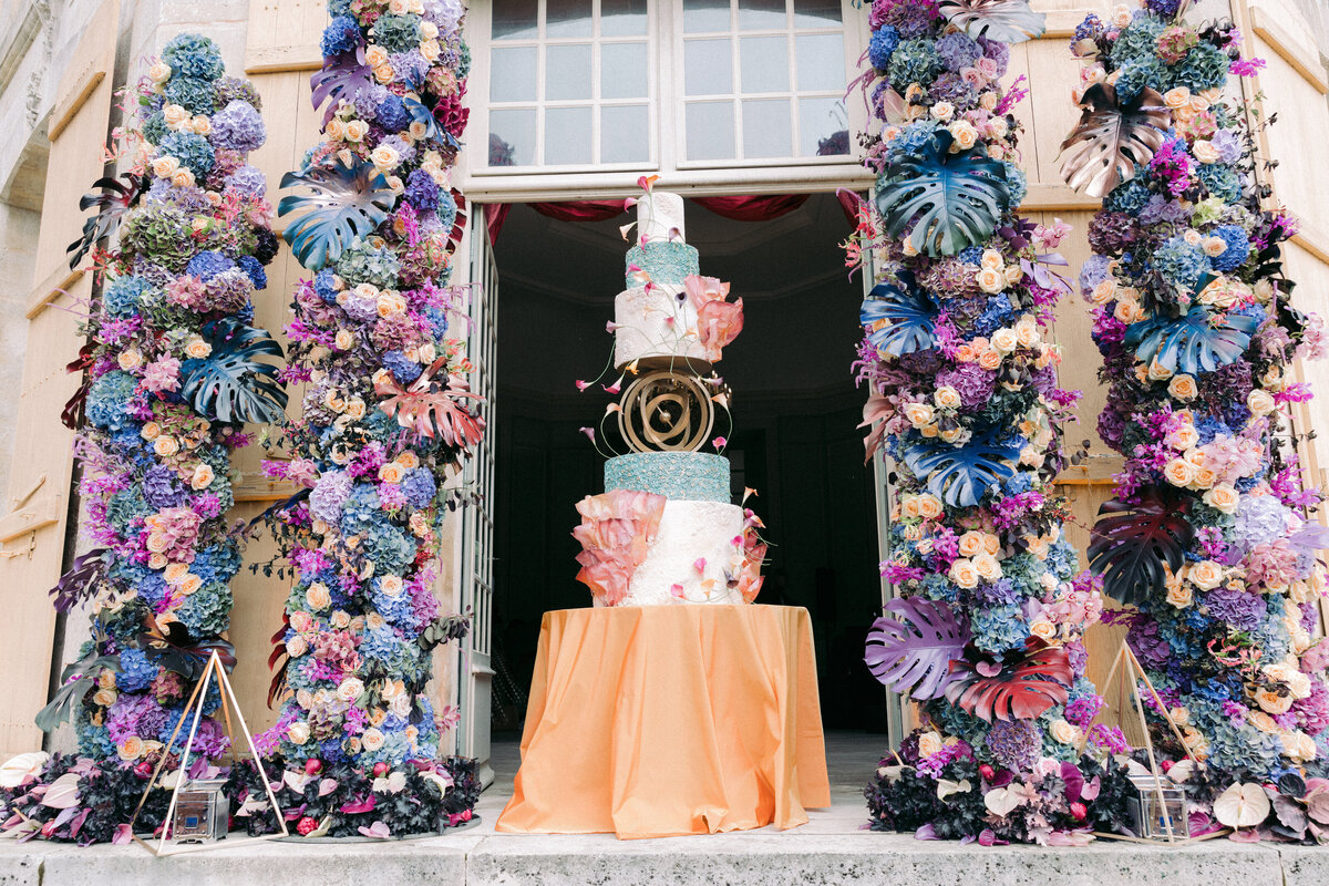 Luxury wedding cake design bouchra Paris