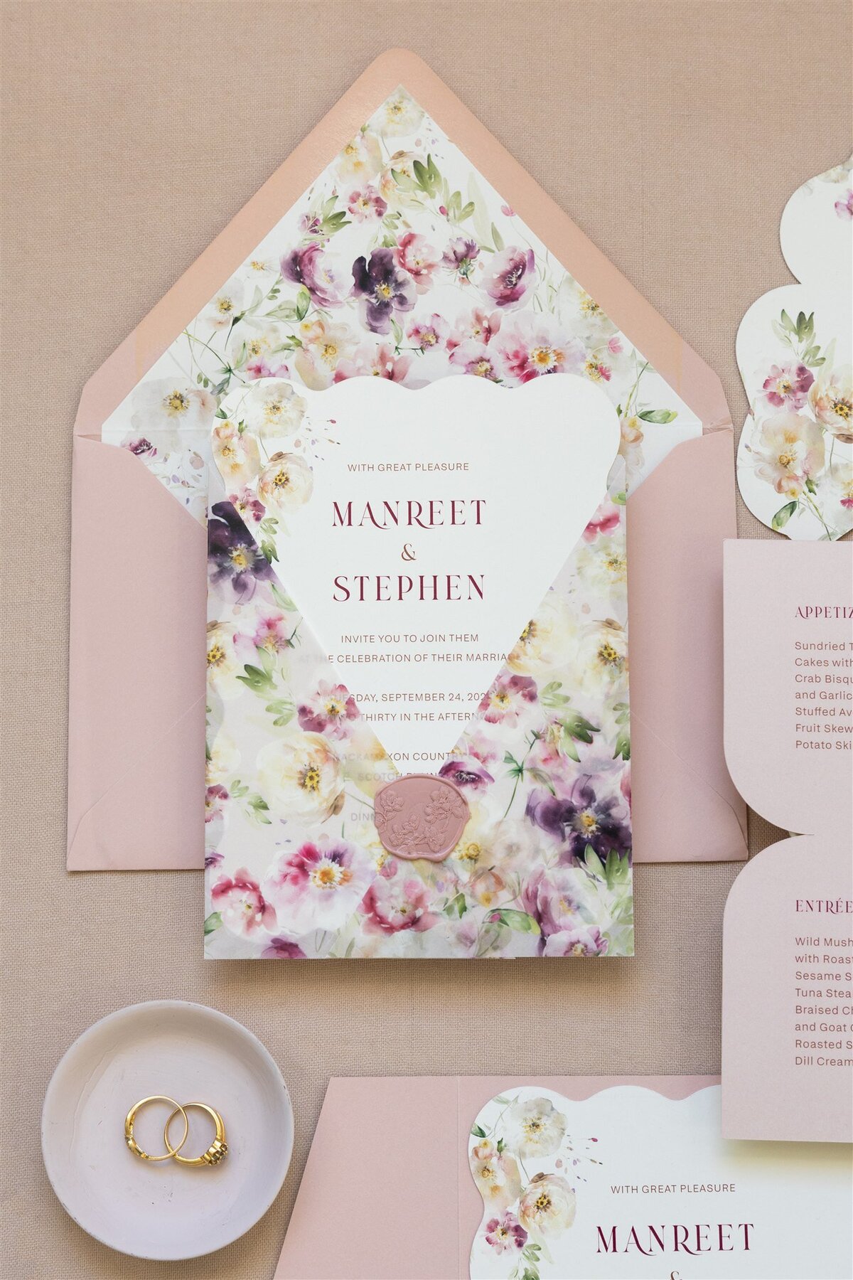 EC Style shoot wedding invitation 2