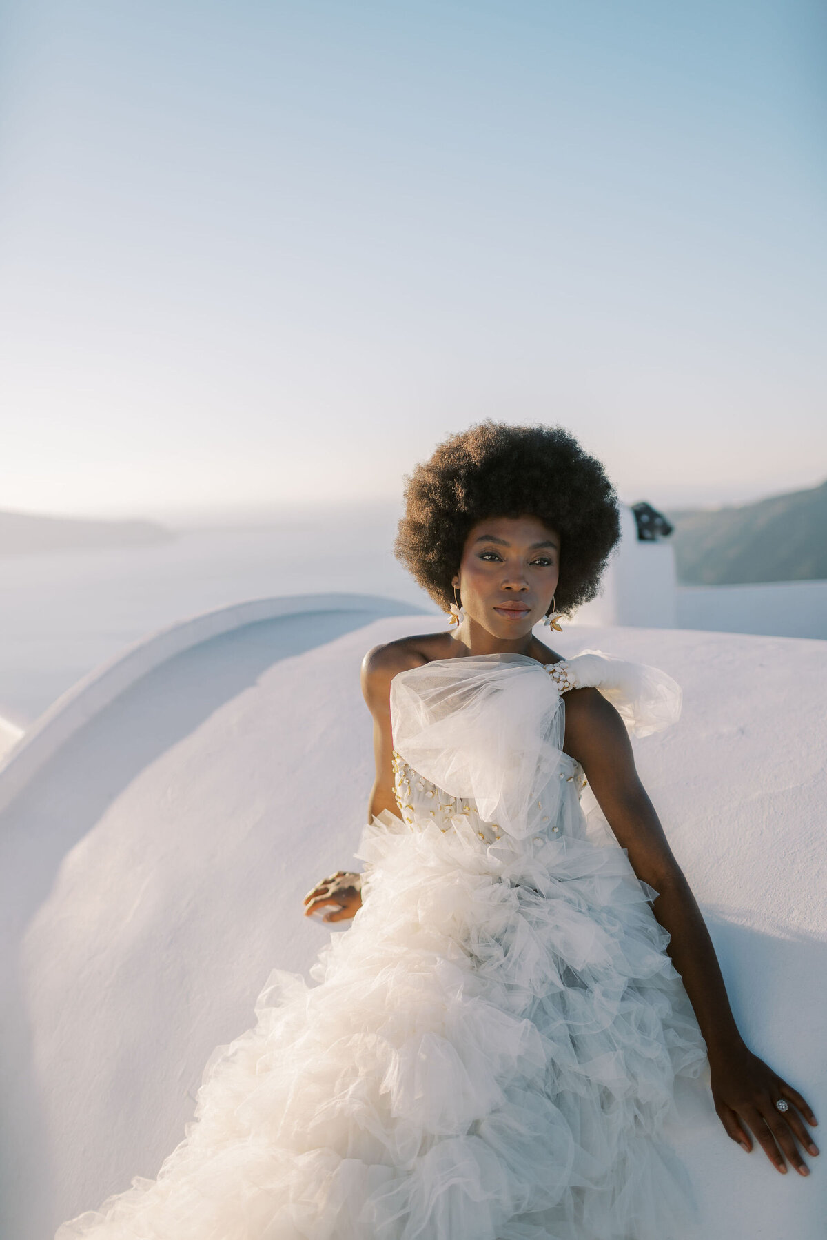 Greece Bridal Session Rocabella Santorini Millia London Gown Vicki Grafton Photography699