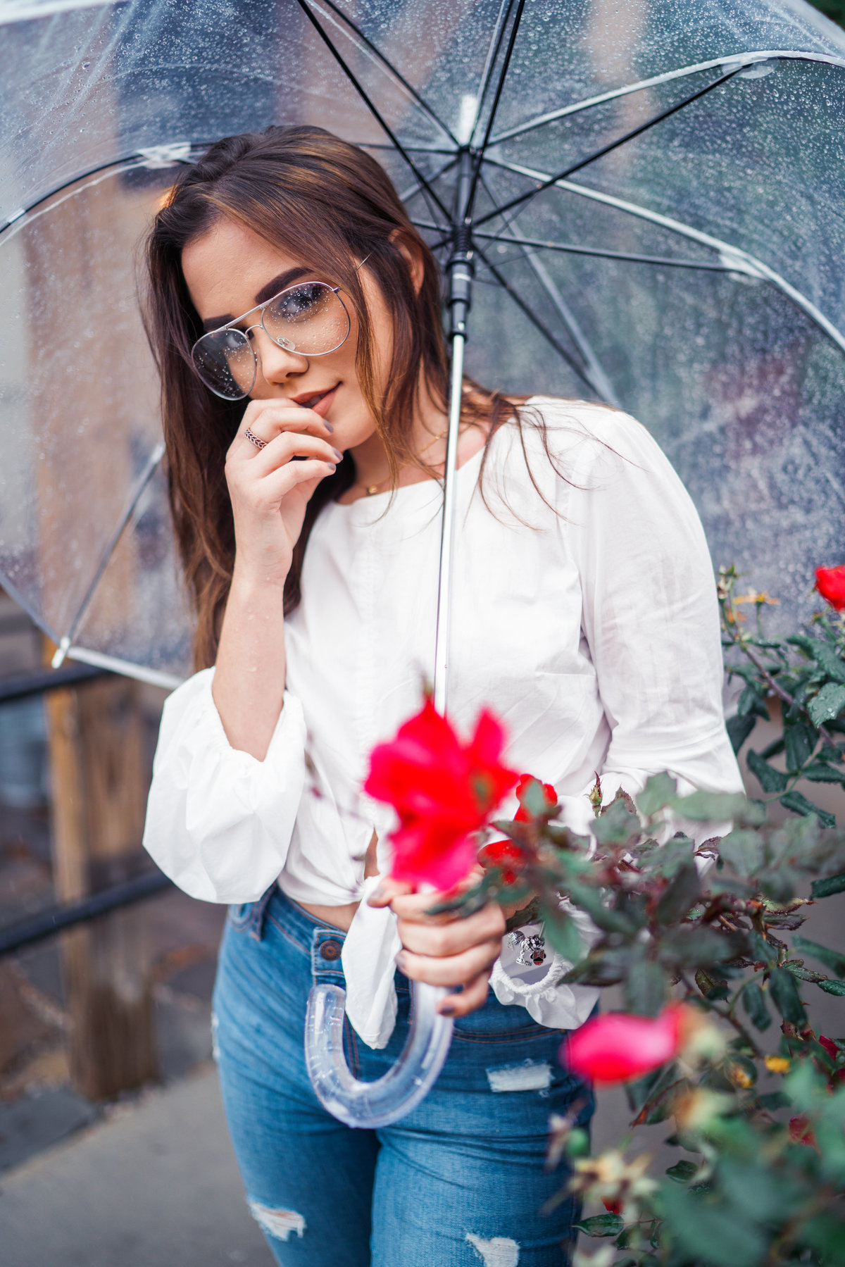Rainy photoshoot in Chattanooga, Tennessee