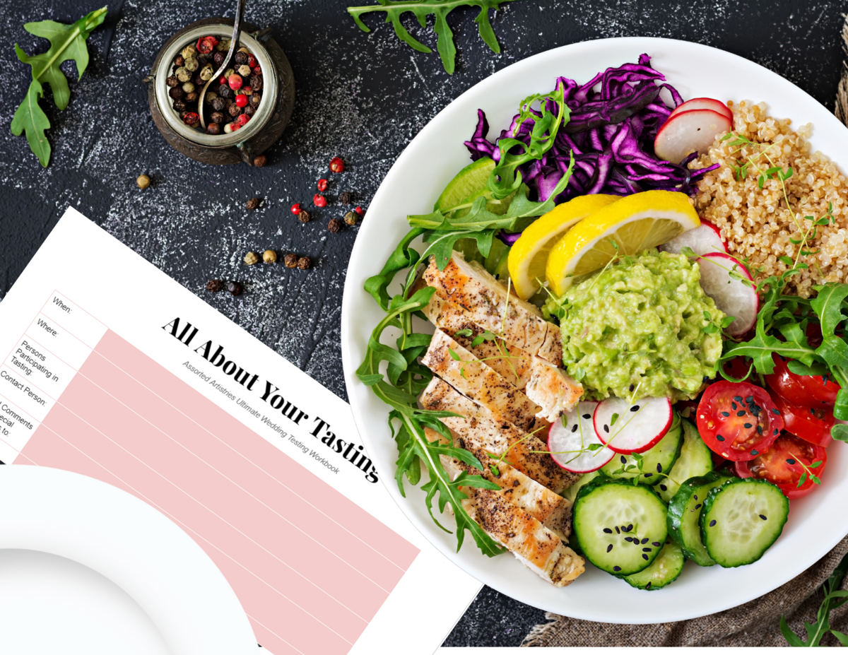 Wedding Tasting Worksheet by An Adirondack Wedding Planner