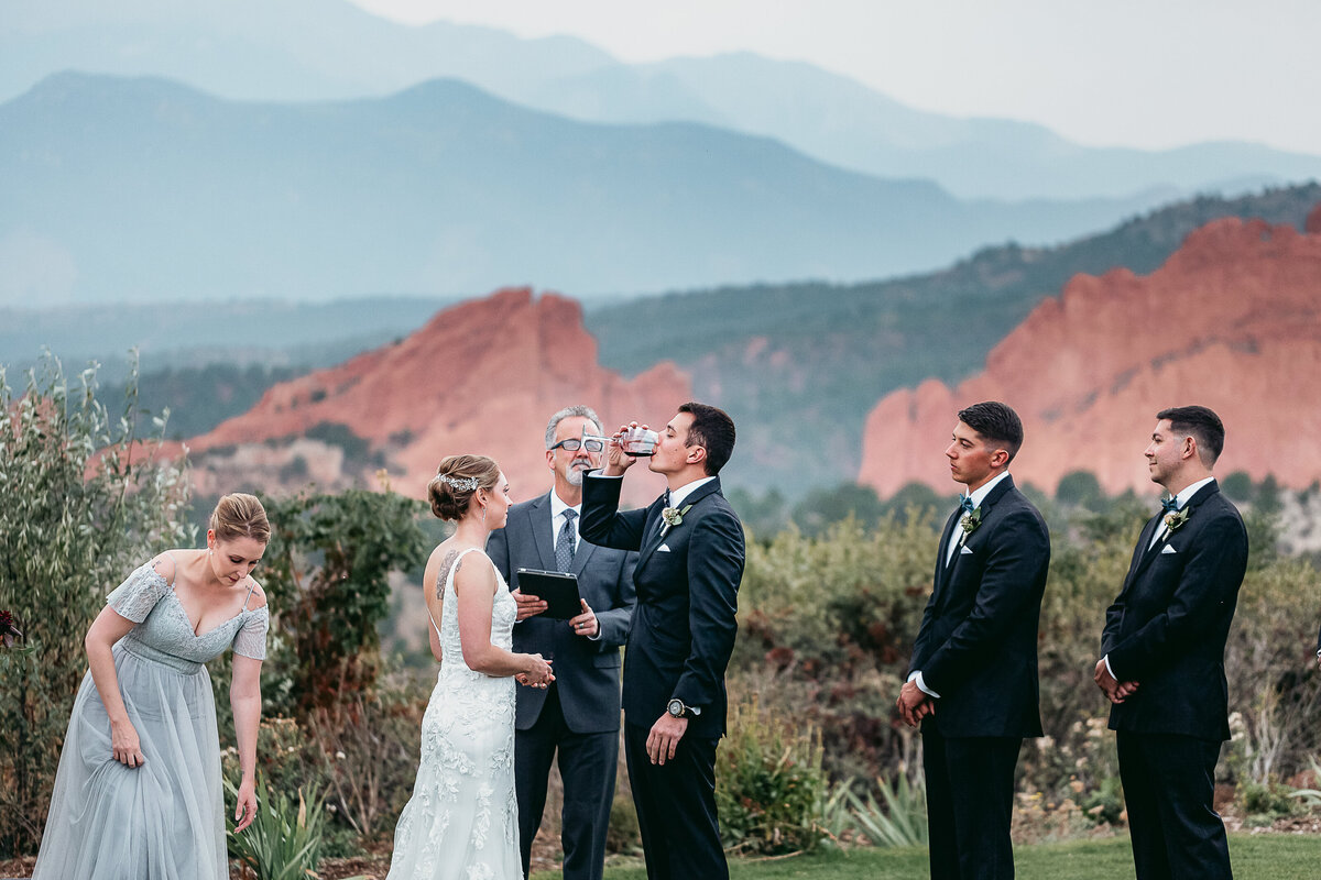 Wedding at the Garden of the Gods Club