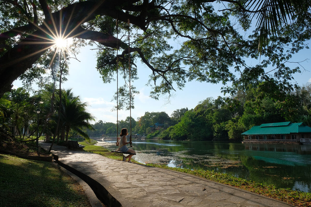 River Kwai Royal River Kwai resort schommel