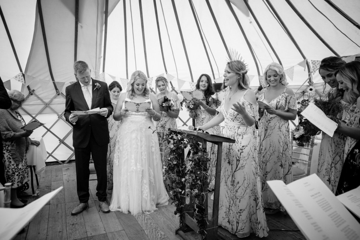 Middle Barton Wedding photography oxford marquee