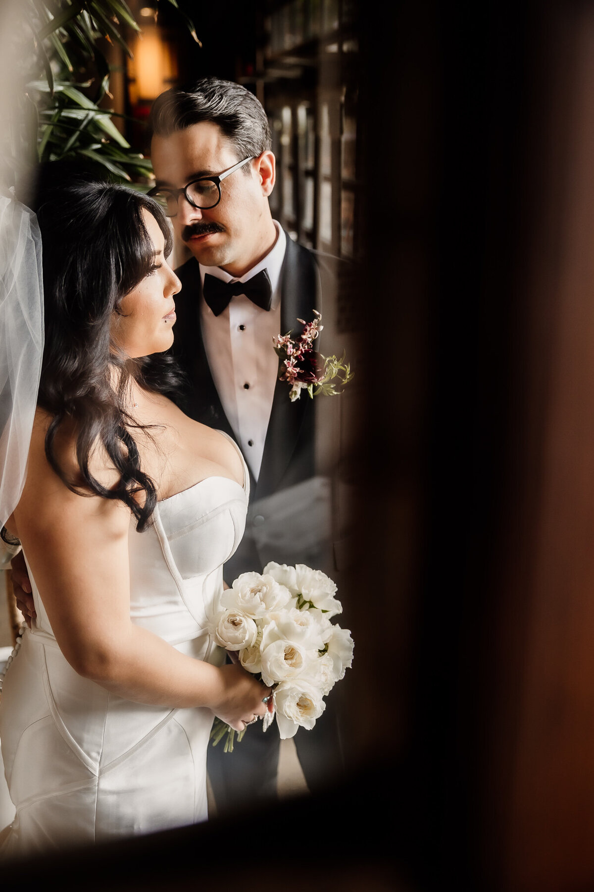 Archer Inspired Photography - Christina and Jake Wedding - Smog Shoppe Los Angeles - First Look and Couple Photos-124