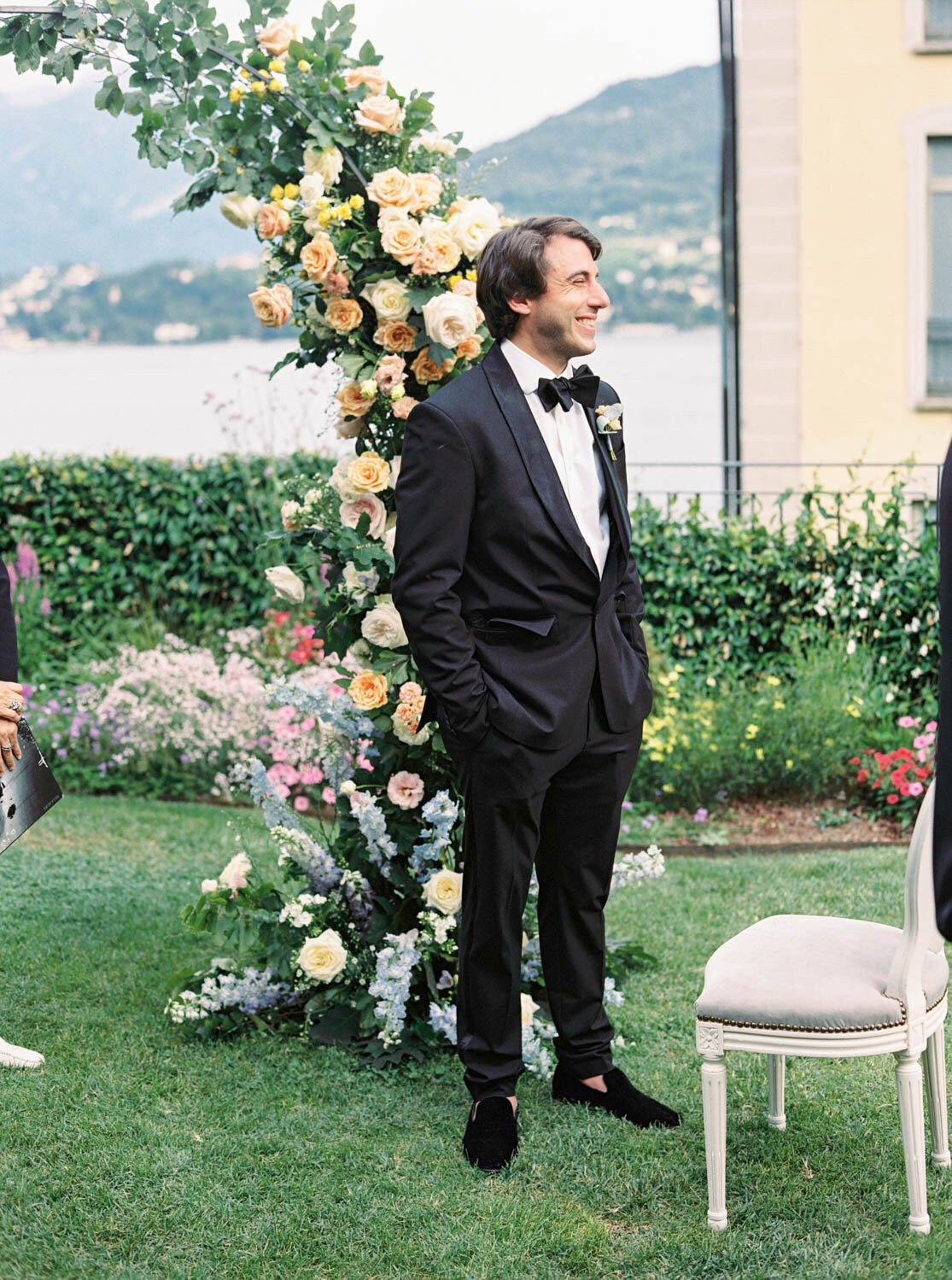 Groom waiting