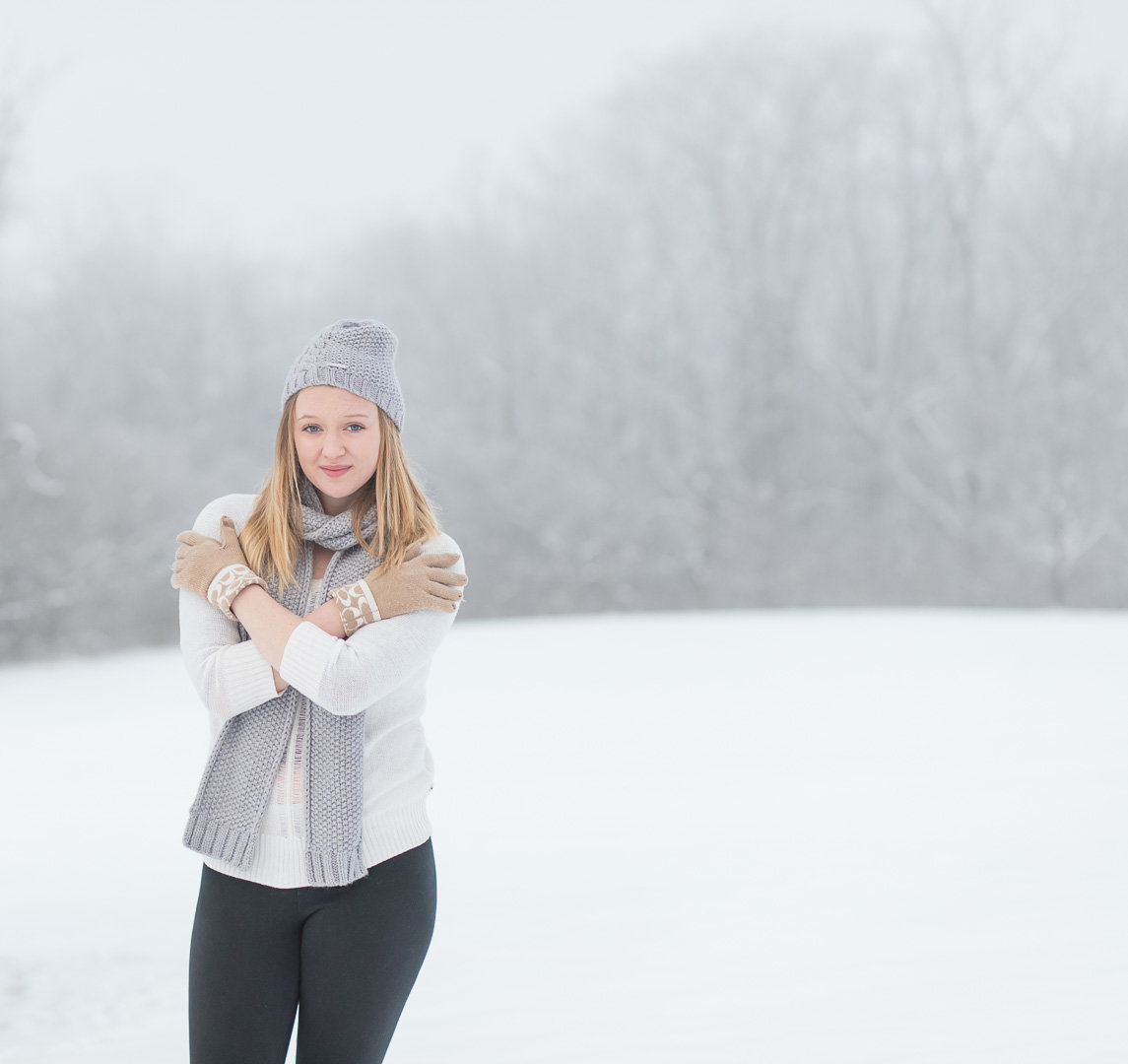 Senior Session in the snow