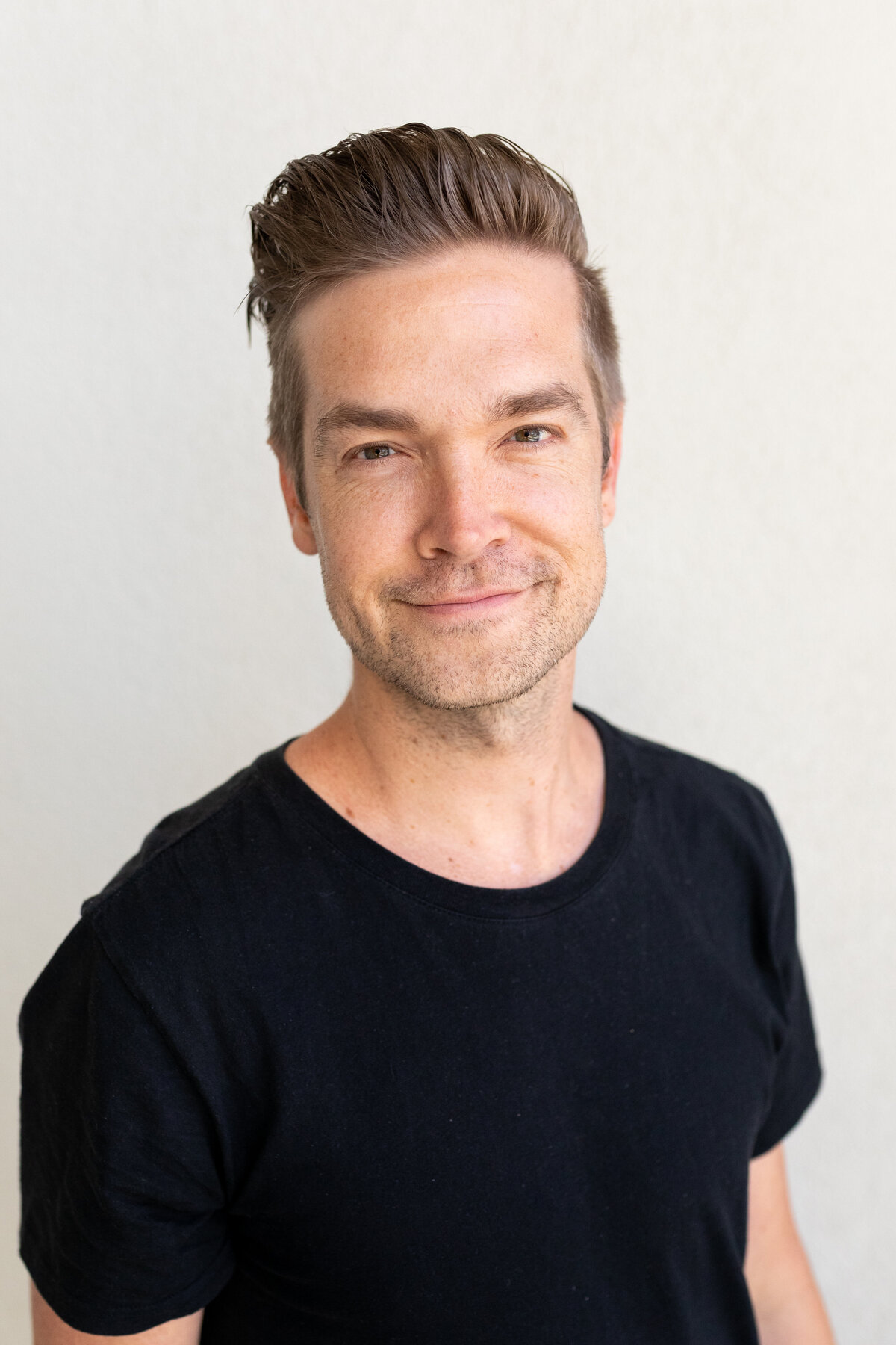 corporate headshots on white backdrop