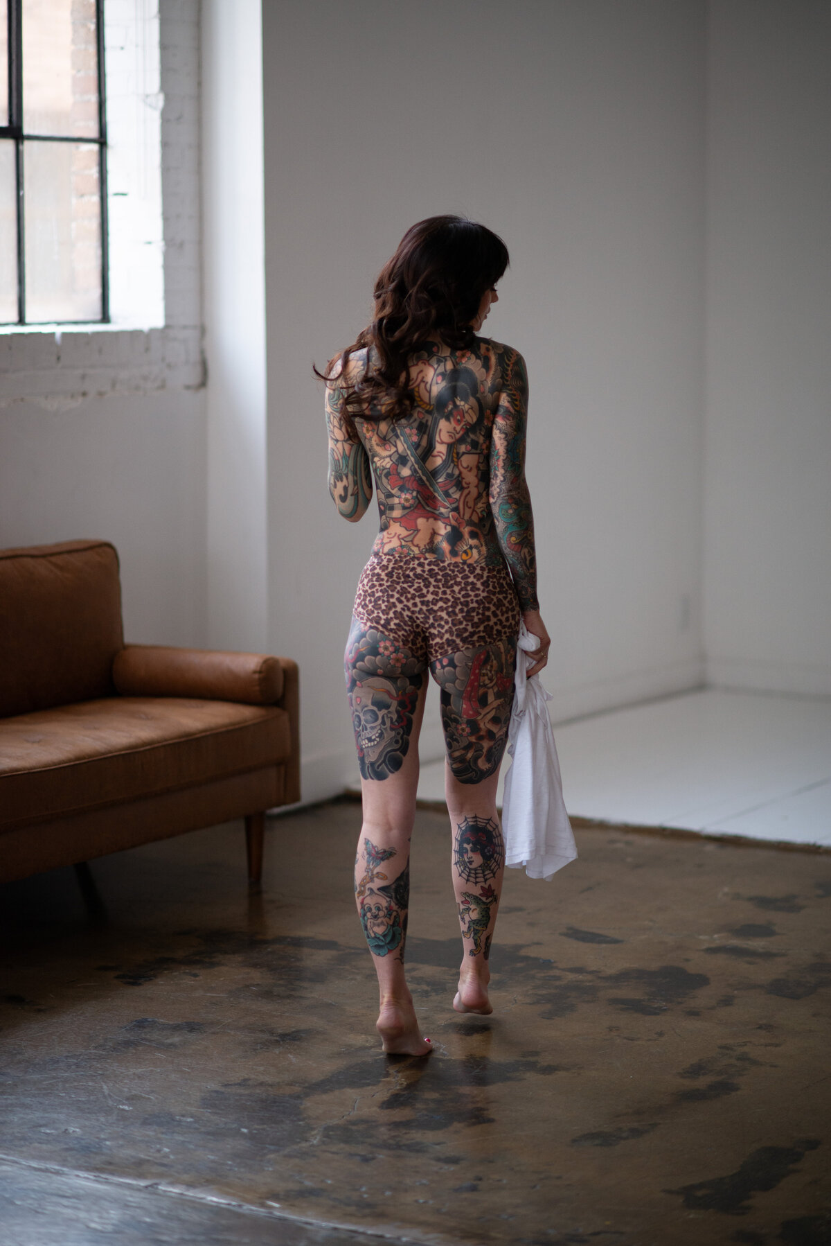 Personalized boudoir session in Utah studio with luxurious styling options.