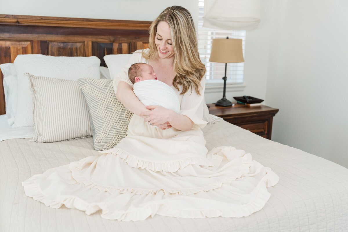 Baby boy woodland nursery lifestyle newborn session elena spraguer photography 0029