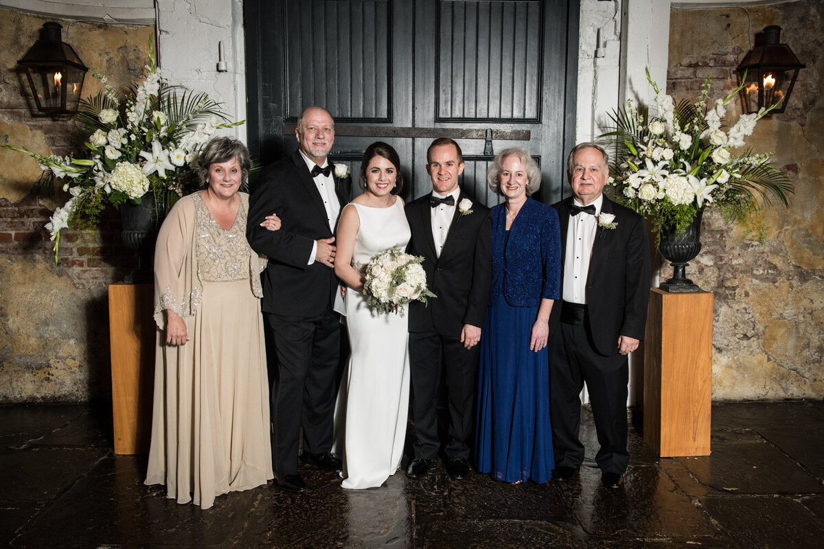 Family group at Latrobe's wedding