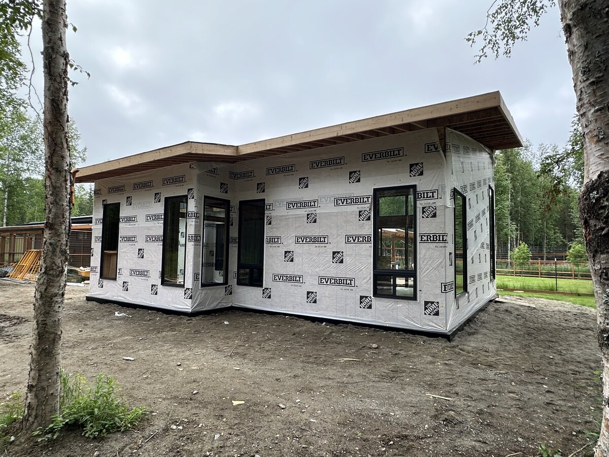 Custom Build Project by Blue River Builders on Alaska's scenic Kenai Peninsula.