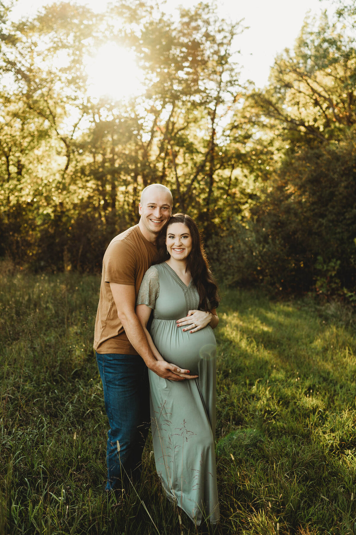 Outdoor twins maternity session kansas city4