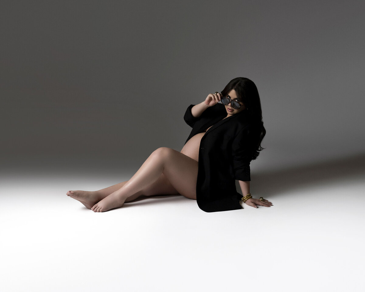Fashion maternity in jersey city studio.