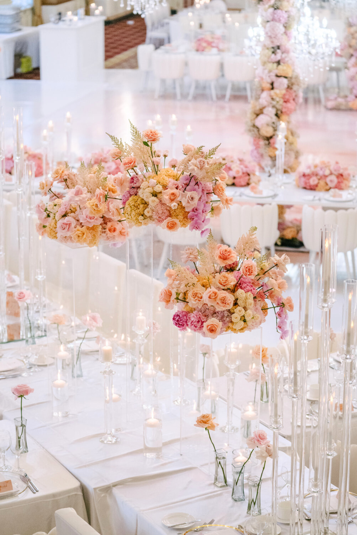luxury-wedding-reception-pink-floral-crystal-chandelier-013