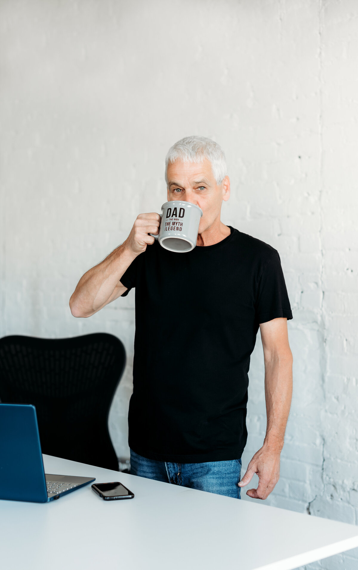 A business coach captured during a personal branding session in Minnesota, showcasing professional branding.