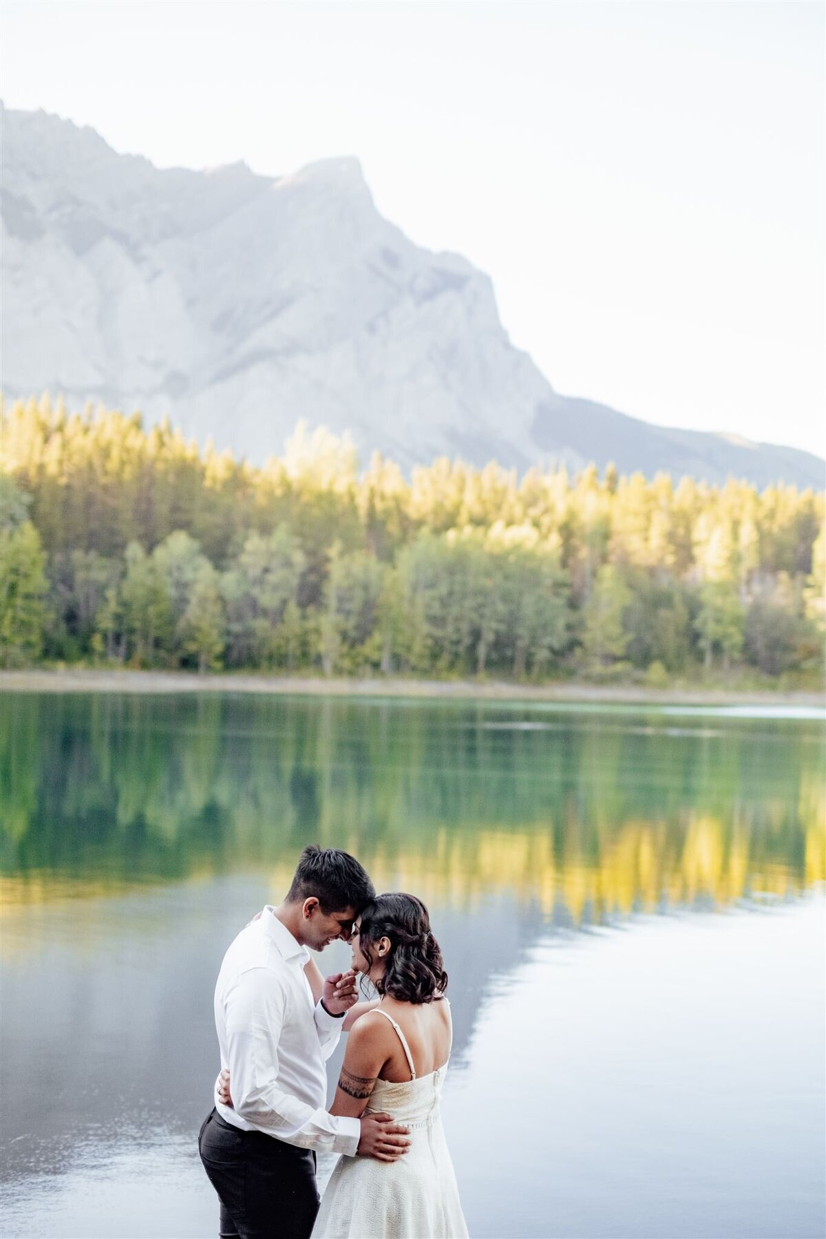 Wedge Pond Kananaskis Engagement Photo Ideas Jenn Roach Calgary Wedding Photographer 3