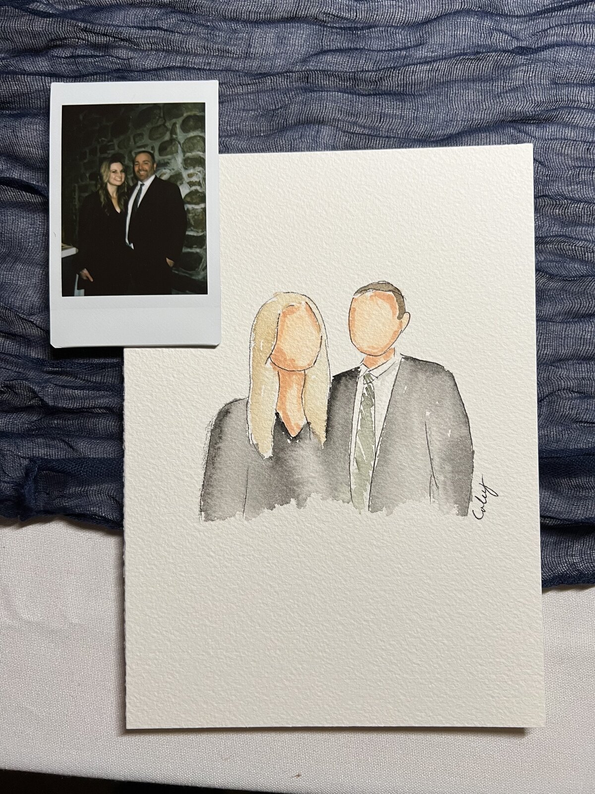 Live Watercolor Portraits by Coley