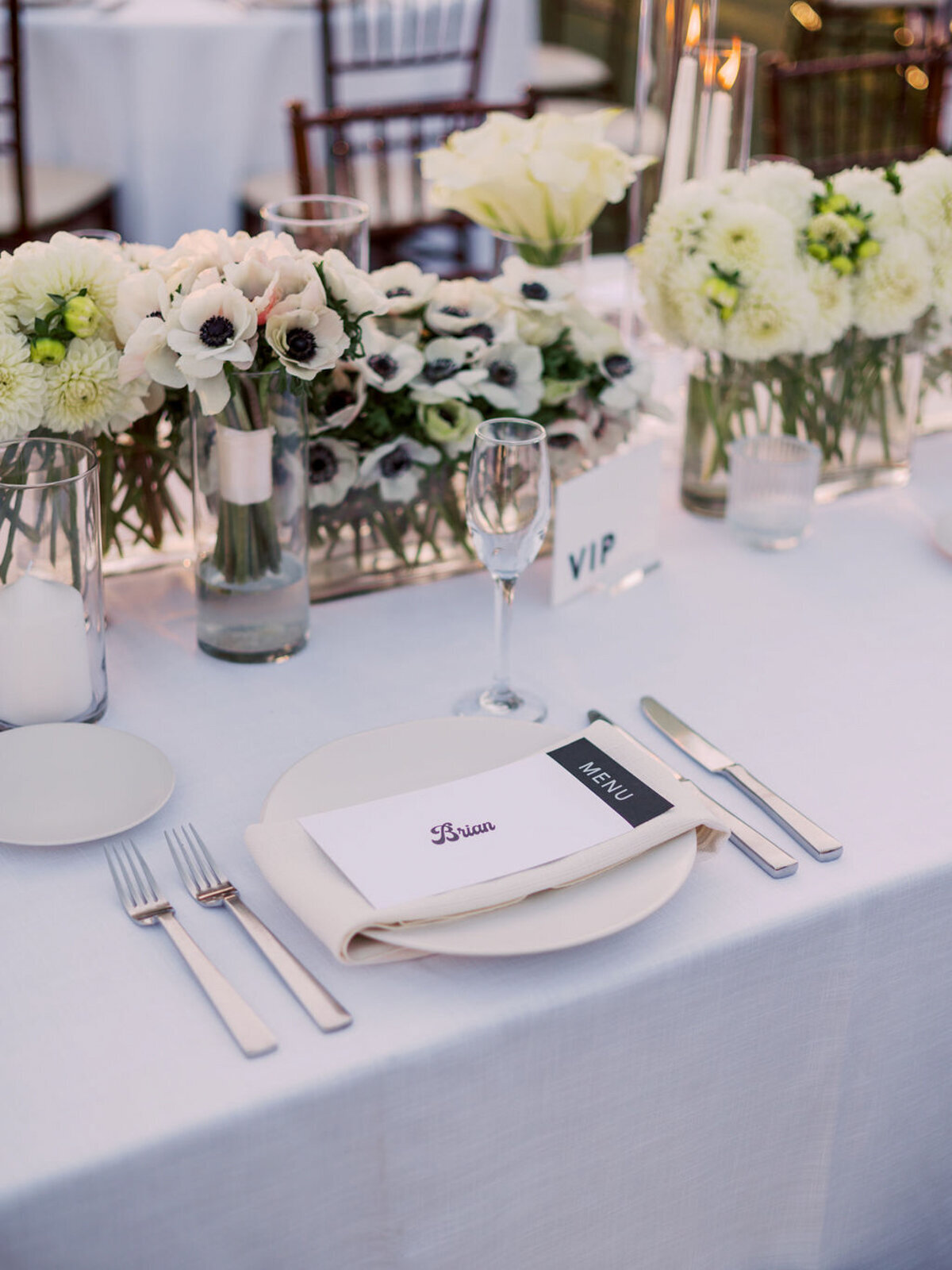 black-white-wedding-floral-centerpiece-menu