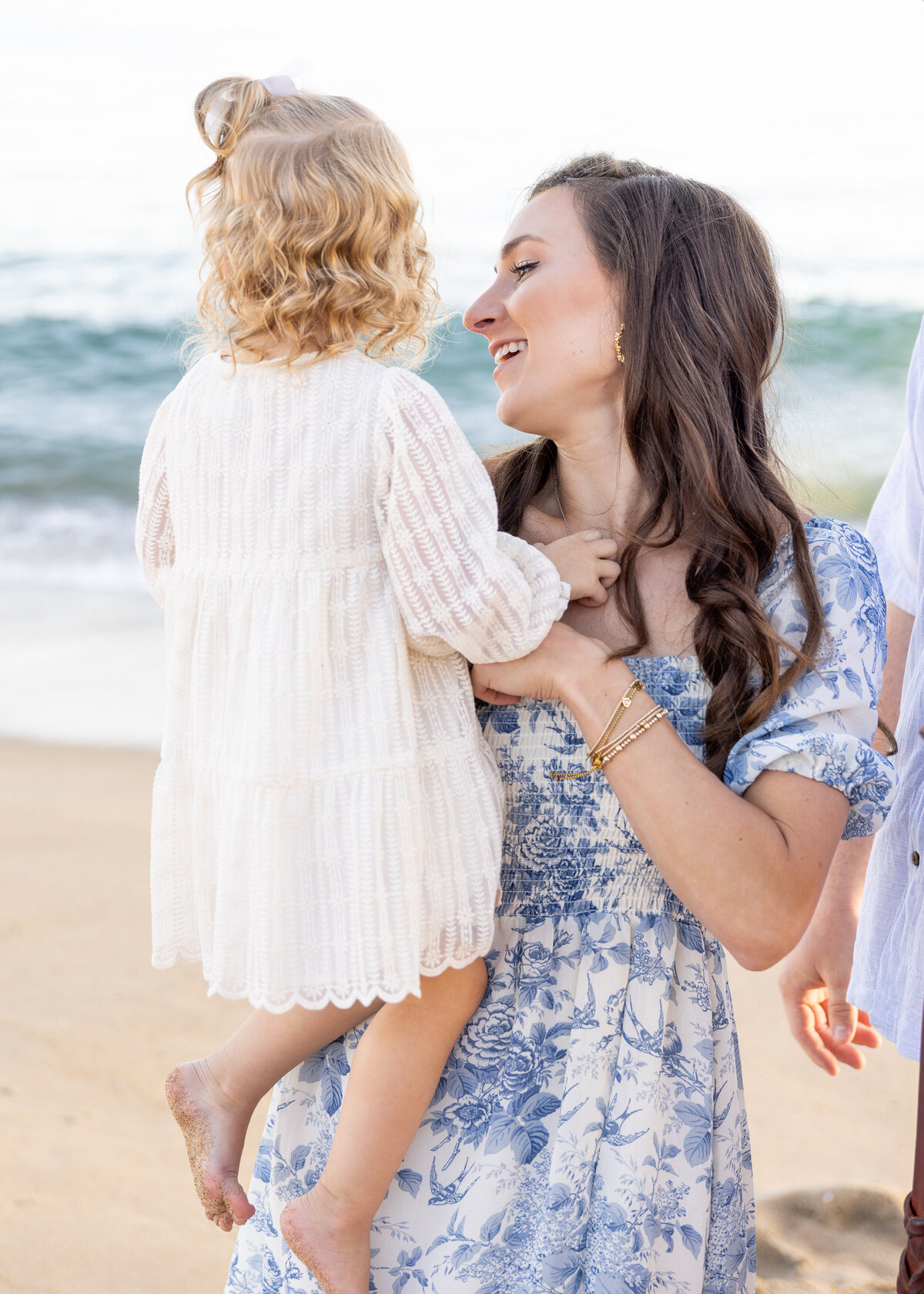 mom and daughter interaction