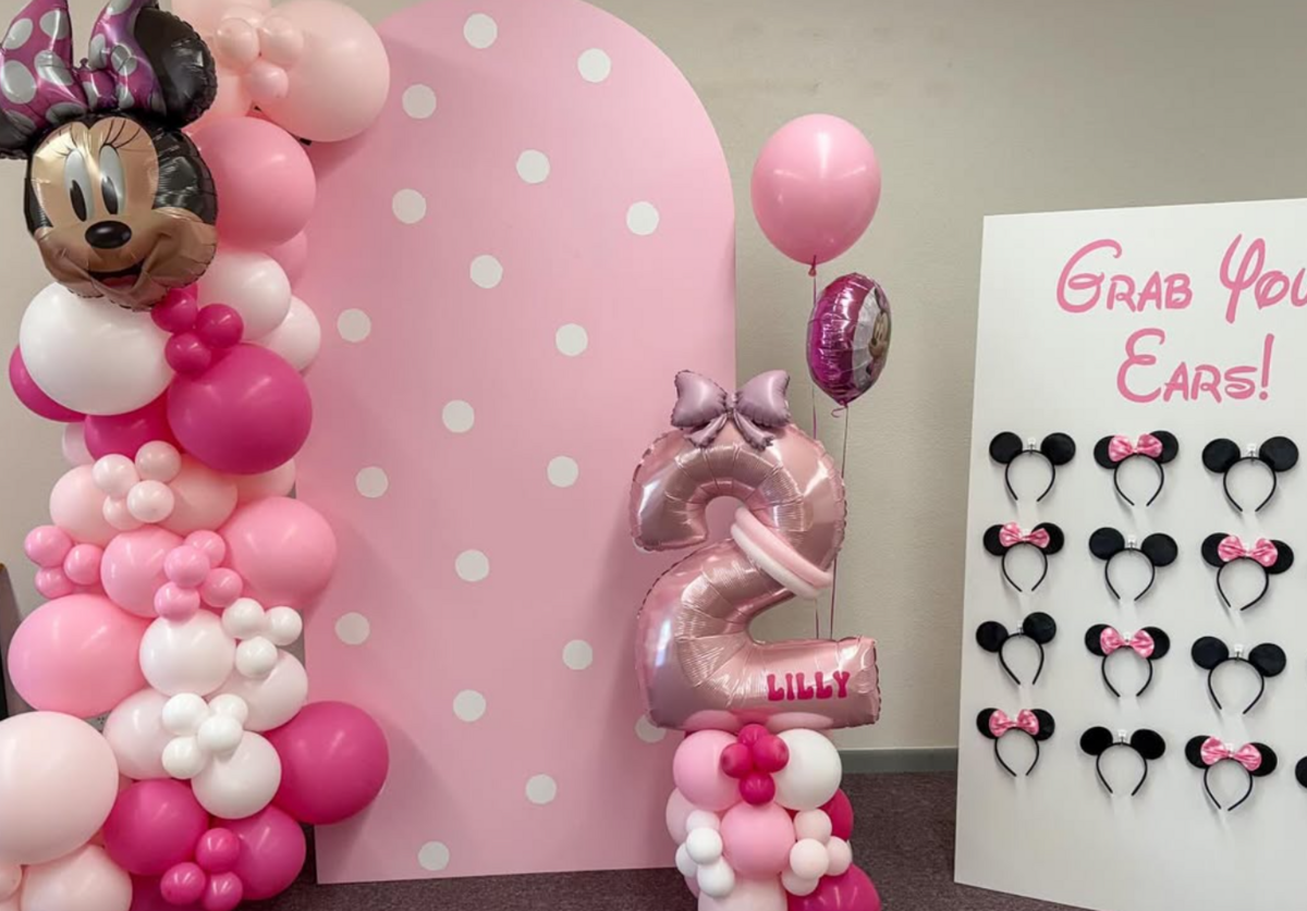 minnie mouse birthday balloons