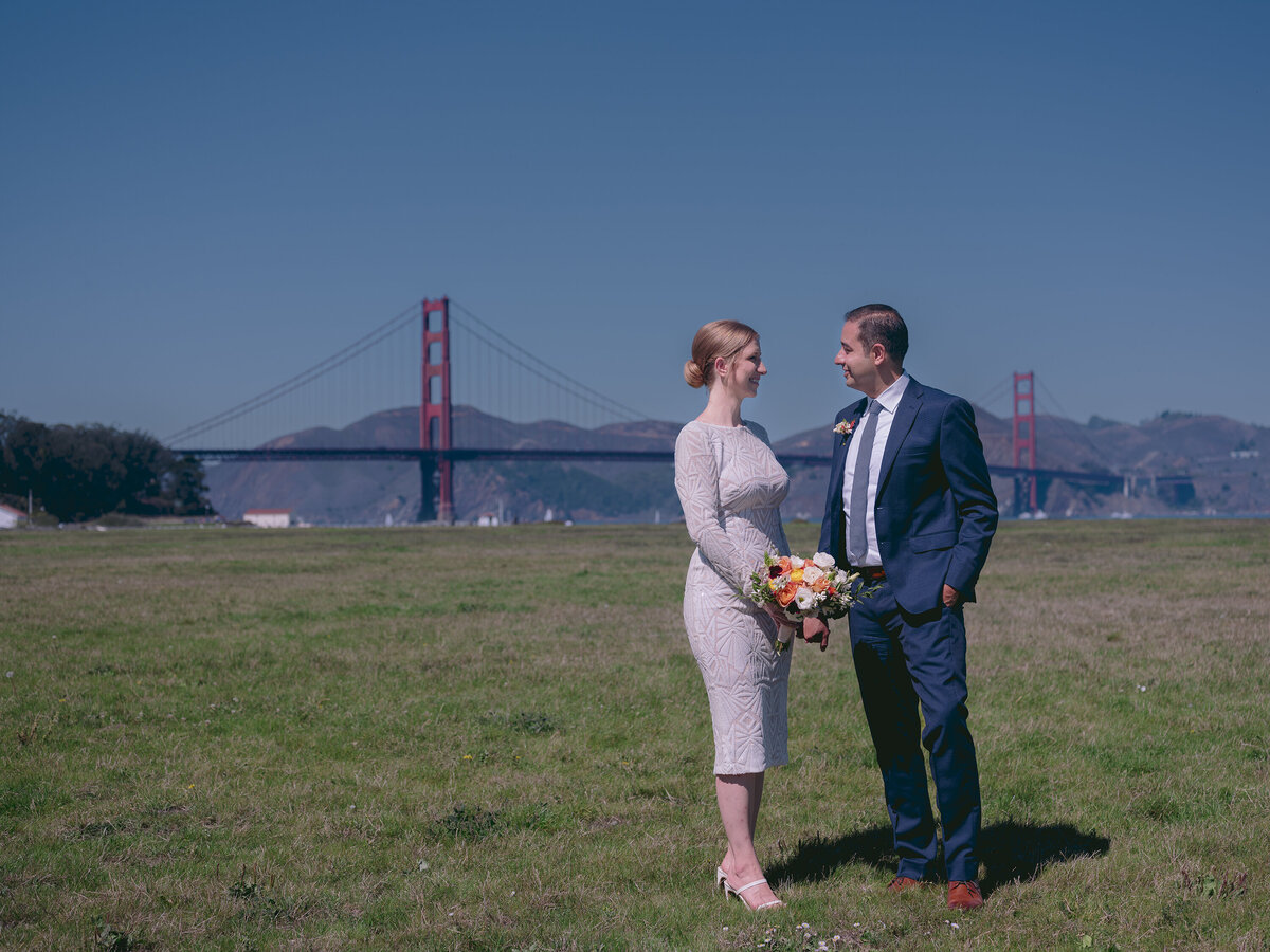 Golden Gate Bridge Wedding