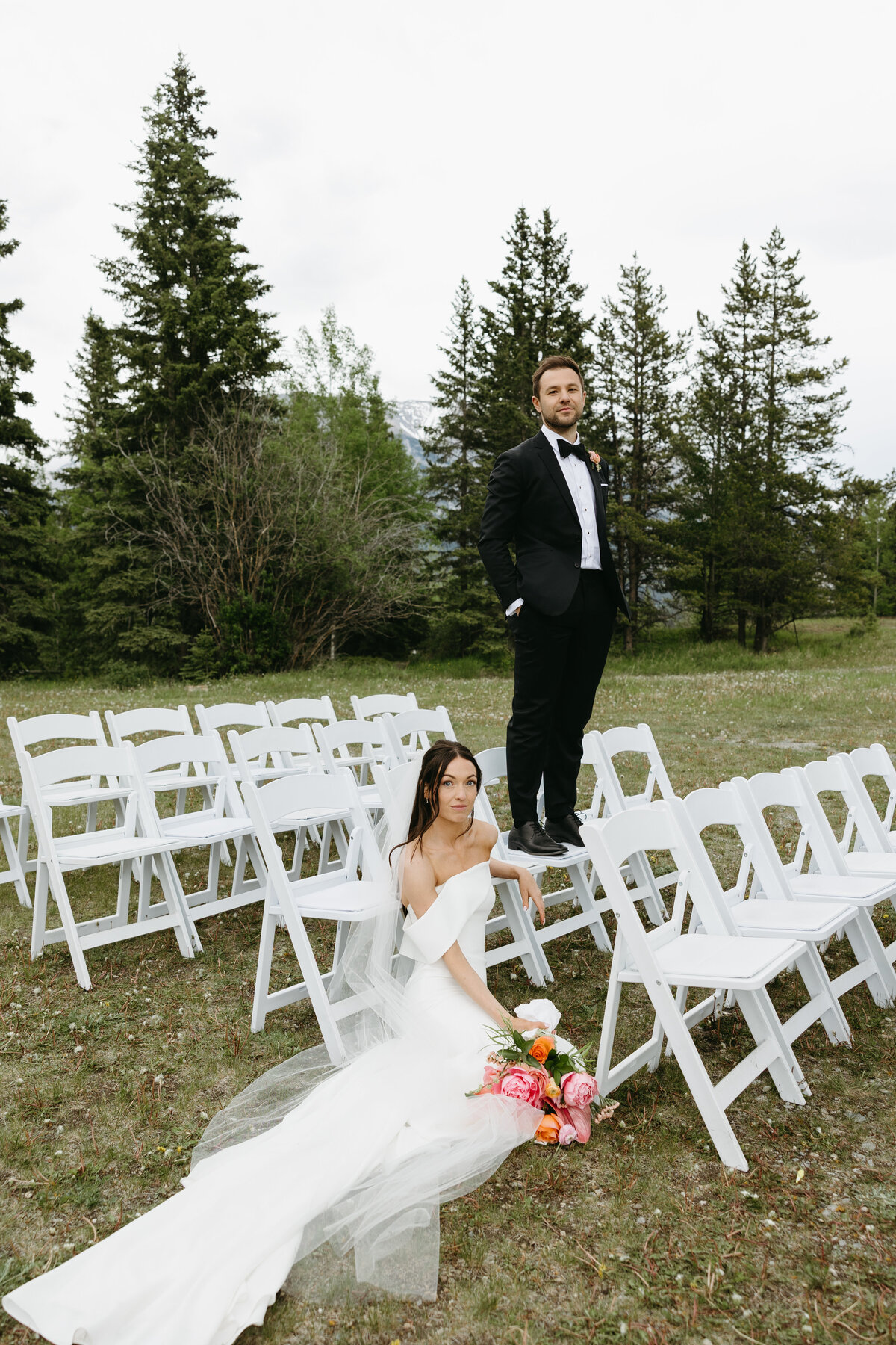 editorial wedding portraits