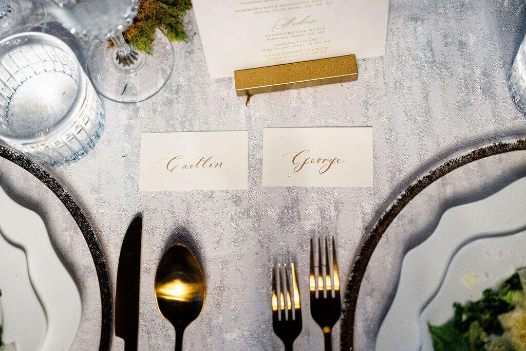 35.elegant-barn-wedding-greenery-gold-modern-vintage-events-southall-meadows