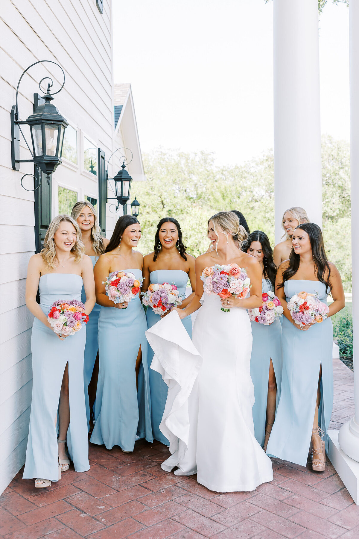 Foxbelle Weddings Bridal Party at The Springs
